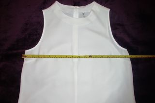 Blusa Stradivarius Blanca Talla M