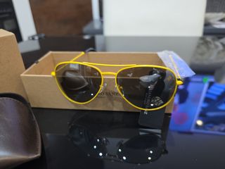 Gafas de sol Alejandro Sanz doradas y plateadas