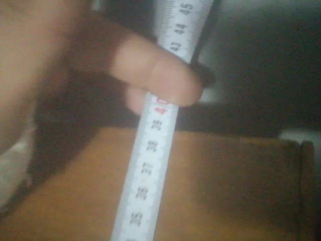 Mueble de madera y cristal vintage