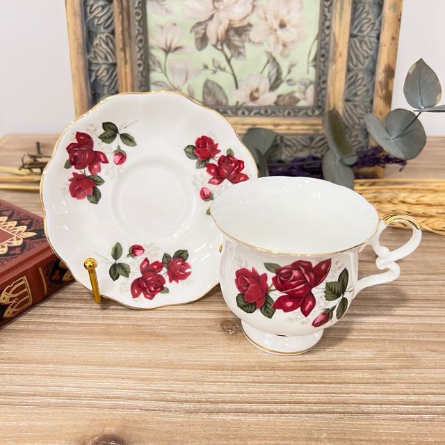 Taza y platillo porcelana Royal Ascot