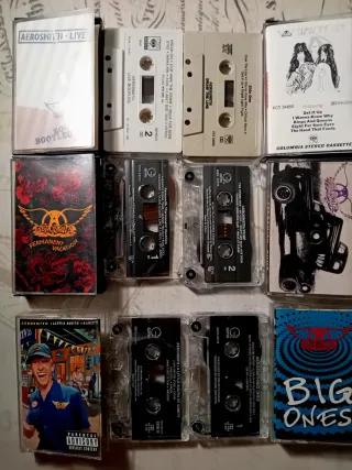 Lote 6 Cassettes Originales Aerosmith