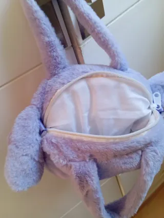Bolsito Peluche Stitch Morado