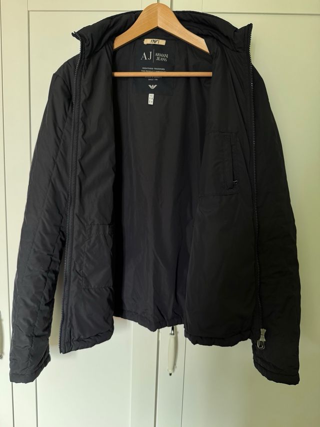 Piumino leggero Armani Jeans nero