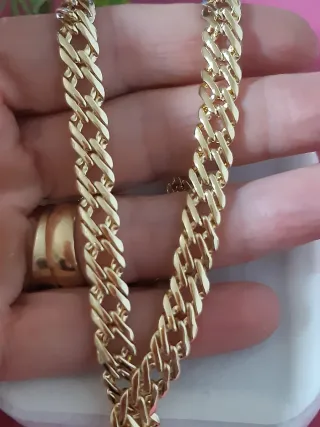 Cadena Unisex Baño Oro XP 50cm/7,5mm