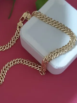 Cadena Unisex Baño Oro XP 50cm/7,5mm