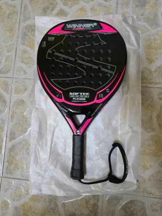 Pala Padel Softee Winner Pro Fucsia
