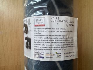 Tappeto rotondo per bambini Mantas Mora blu