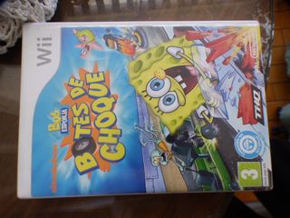 Juego Wii Bob Esponja Botes de Choque