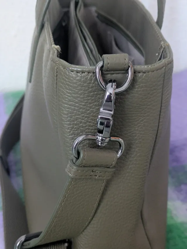 Bolso Mandarina Duck Verde Oliva Nuevo