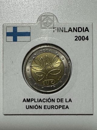 Moneda 2€ Conmemorativa Finlandia 2004. UNC