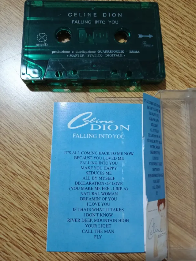 Musicassetta Celine Dion Falling Into You