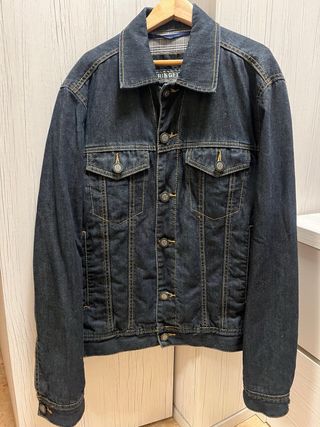 Chaqueta tejana forrada azul
Hombre