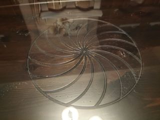 Mesa Comedor Cristal y 6 Sillas Madera