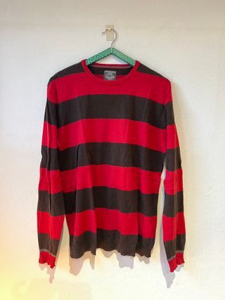 Jersey hombre, cuello redondo, talla L