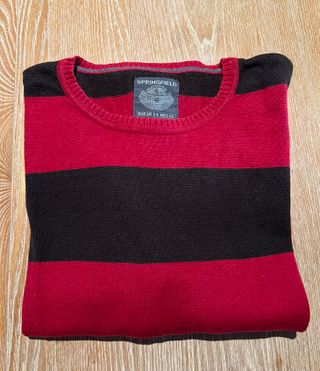 Jersey hombre, cuello redondo, talla L