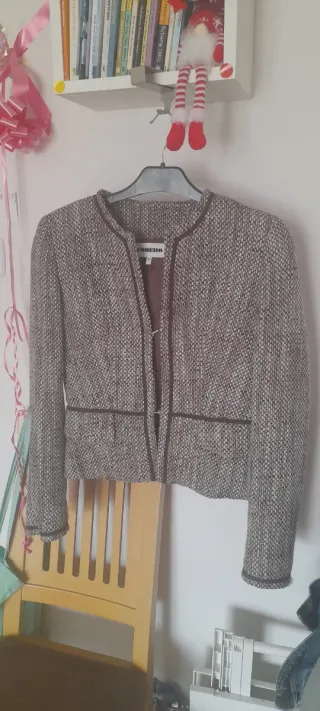 Chaqueta tweed vintage T.38. 