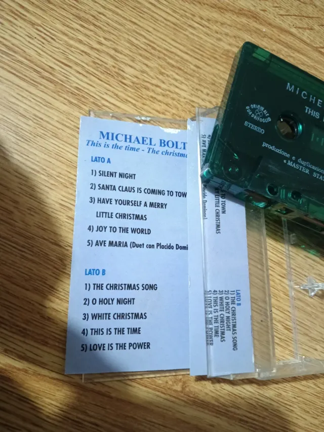 Musicassetta Michael Bolton This Is The Time