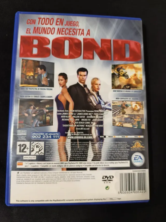 James Bond 007 Tudo ou Nada. PlayStation 2.