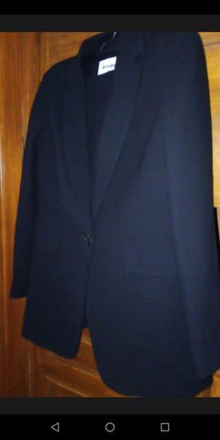 Traje Chaqueta Mujer Negro