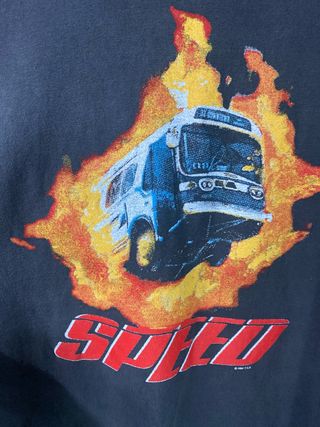 Camiseta Speed XL Bootleg Negra