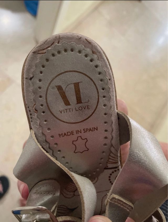 Sandalias Plataforma Plateadas