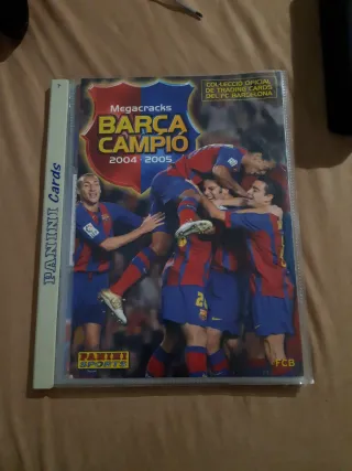 Álbum Barça Campió 2004-2005 NO TIENE LOS 3 MESSI 