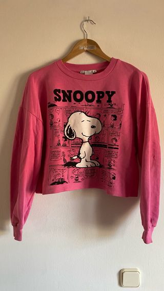 Sudadera Snoopy Rosa , Talla S