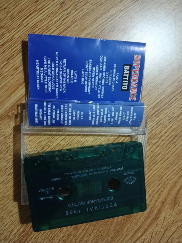 Musicassetta Superdance Battito Festival 1998