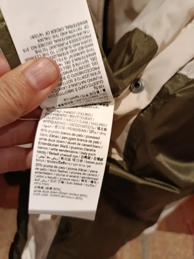 Plumífero corto Bimba y Lola