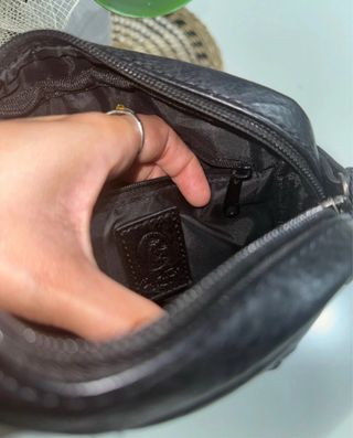 Bandolera Piel Hombre El Potro Negra