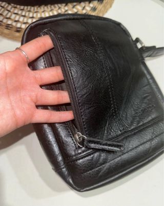 Bandolera Piel Hombre El Potro Negra