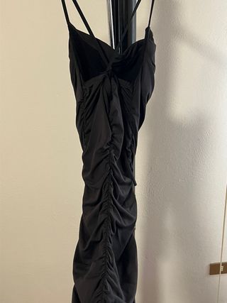 Abito elasticizzato nero taglia unica