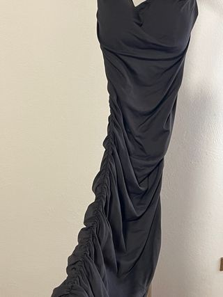 Abito elasticizzato nero taglia unica