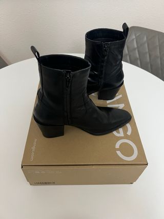 Botines Mango Piel Talla 37