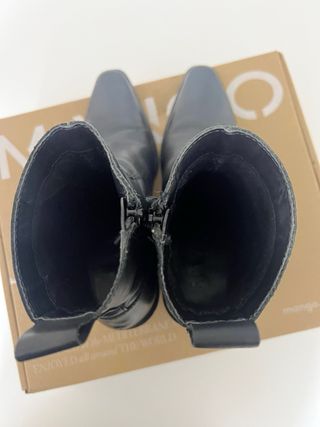 Botines Mango Piel Talla 37