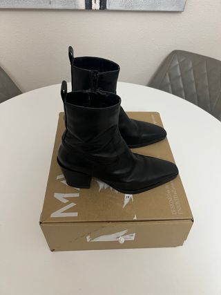 Botines Mango Piel Talla 37