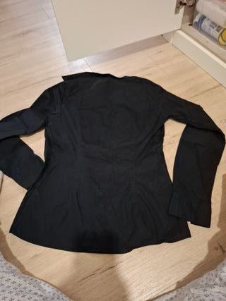 Camisa negra Massimo Dutti mujer