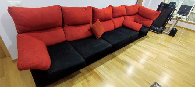 Sofá modular 5 plazas tela