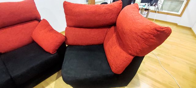 Sofá modular 5 plazas tela