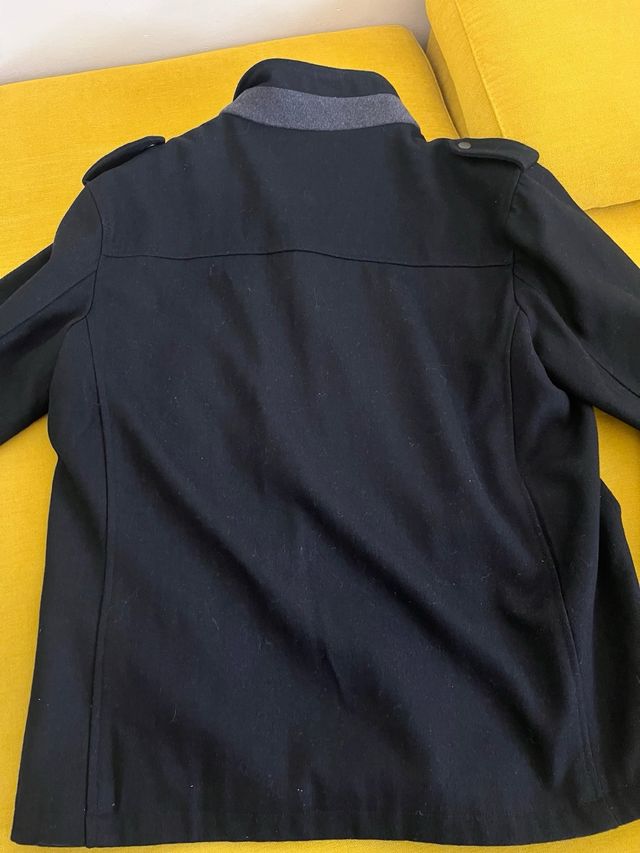 Abrigo caballero negro