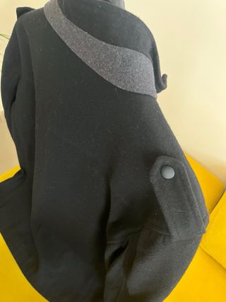 Abrigo caballero negro
