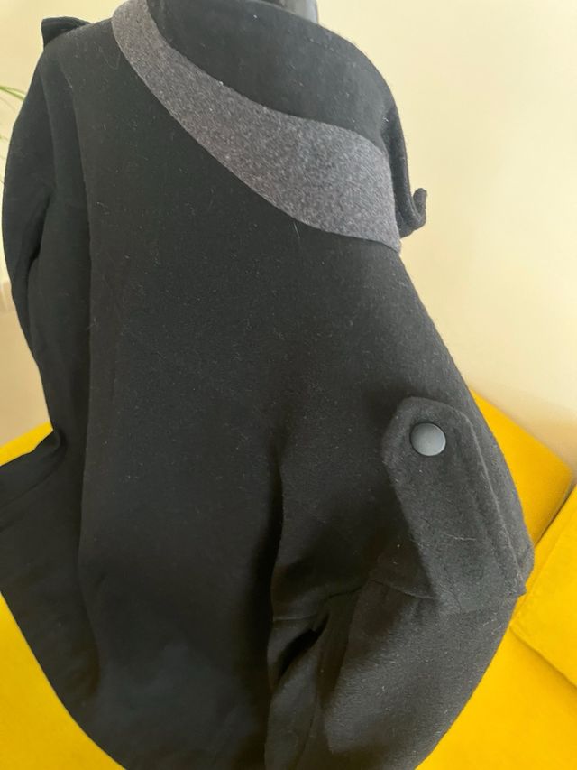 Abrigo caballero negro