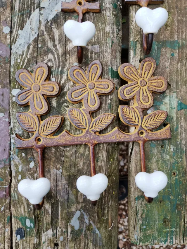 Appendini decorativi fiori e cuori