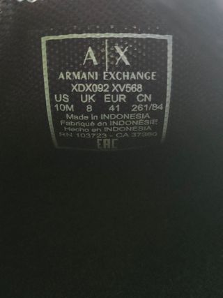 Zapatillas Armani Exchange Talla 41