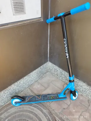Patinete Stunt Acrobatic Azul