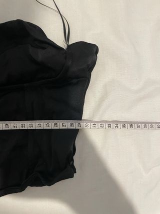 Top Corsé Negro Zara