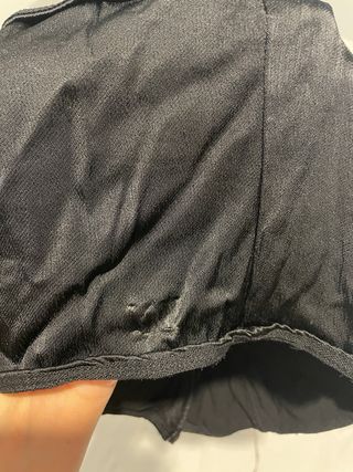 Top Corsé Negro Zara
