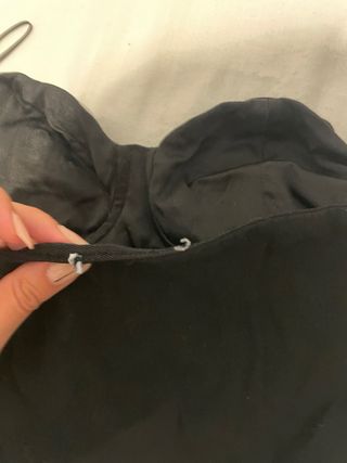 Top Corsé Negro Zara