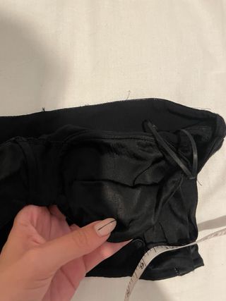 Top Corsé Negro Zara