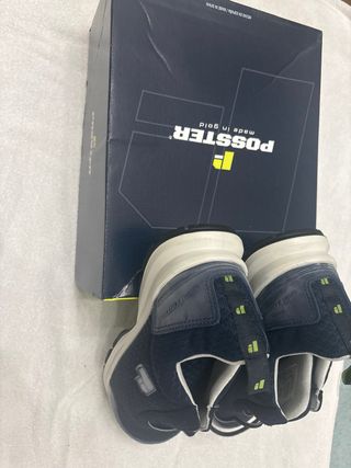 Zapatilla de seguridad POSSTER azul y blanco